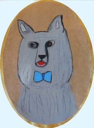 4e – PORTRAIT CANIN – Pastels.