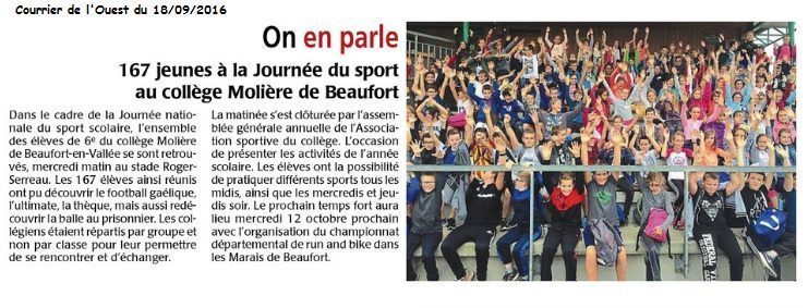 Journée du sport scolaire