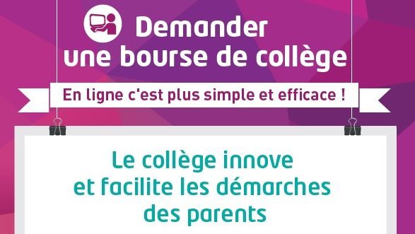 Demander une bourse de collège