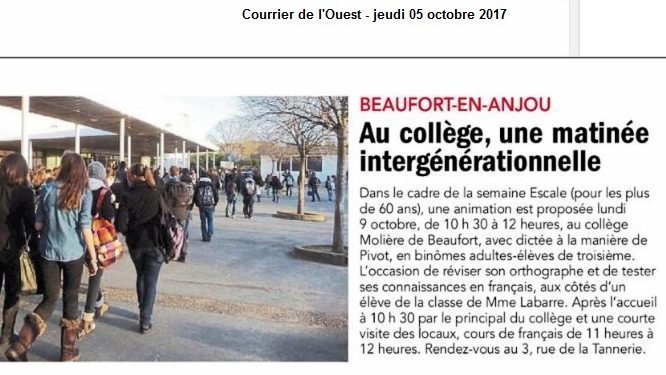 Rencontre intergénérationnelle