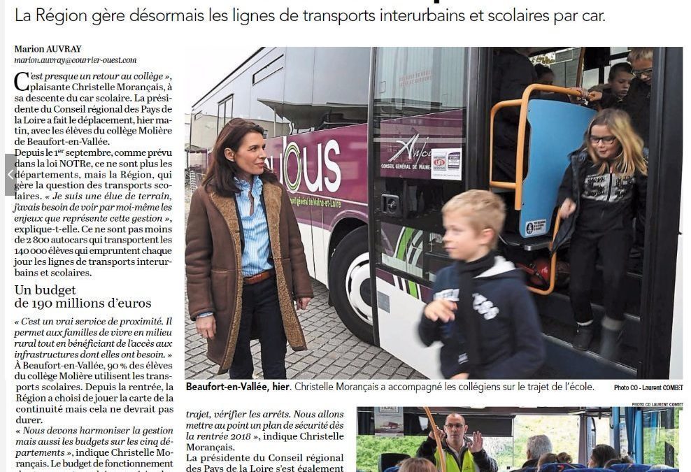 La sécurité dans les transports scolaires