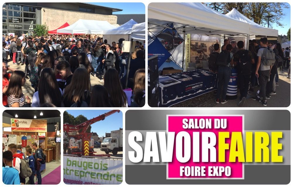 Nos élèves de 3e au salon du Savoir-Faire à Baugé